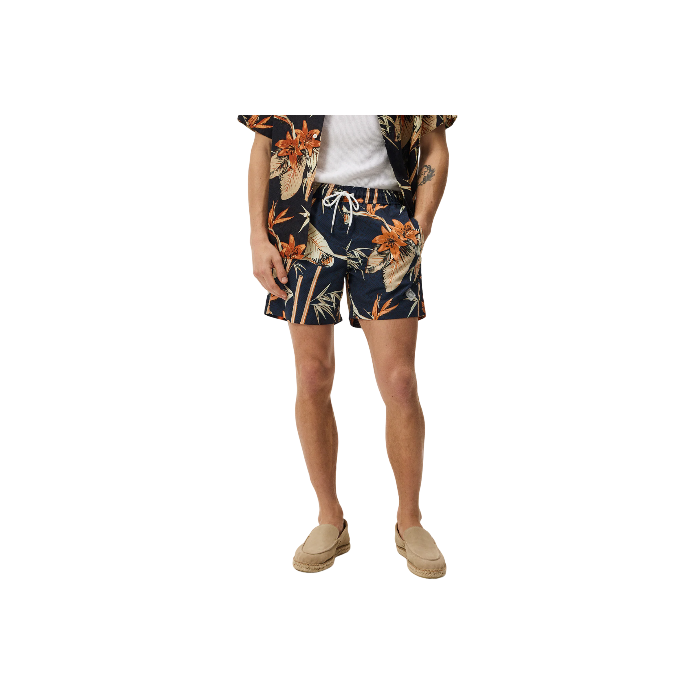 Banks Tropical Swim Trunks - Navy