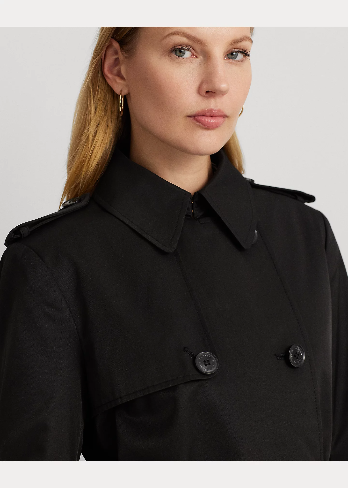 DB Belted RN C Lined Coat - Black