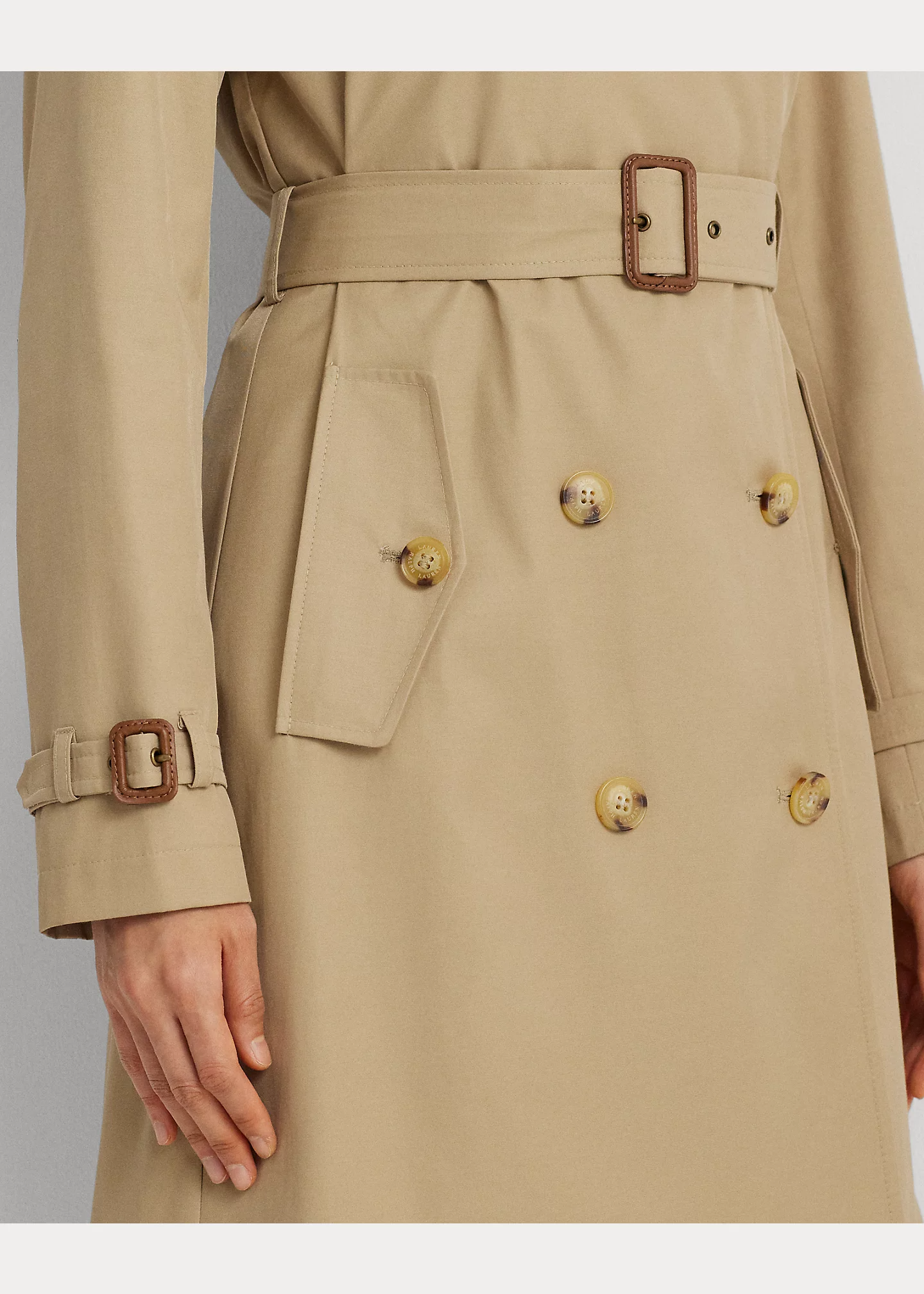 DB Belted RN C Lined Coat - Beige