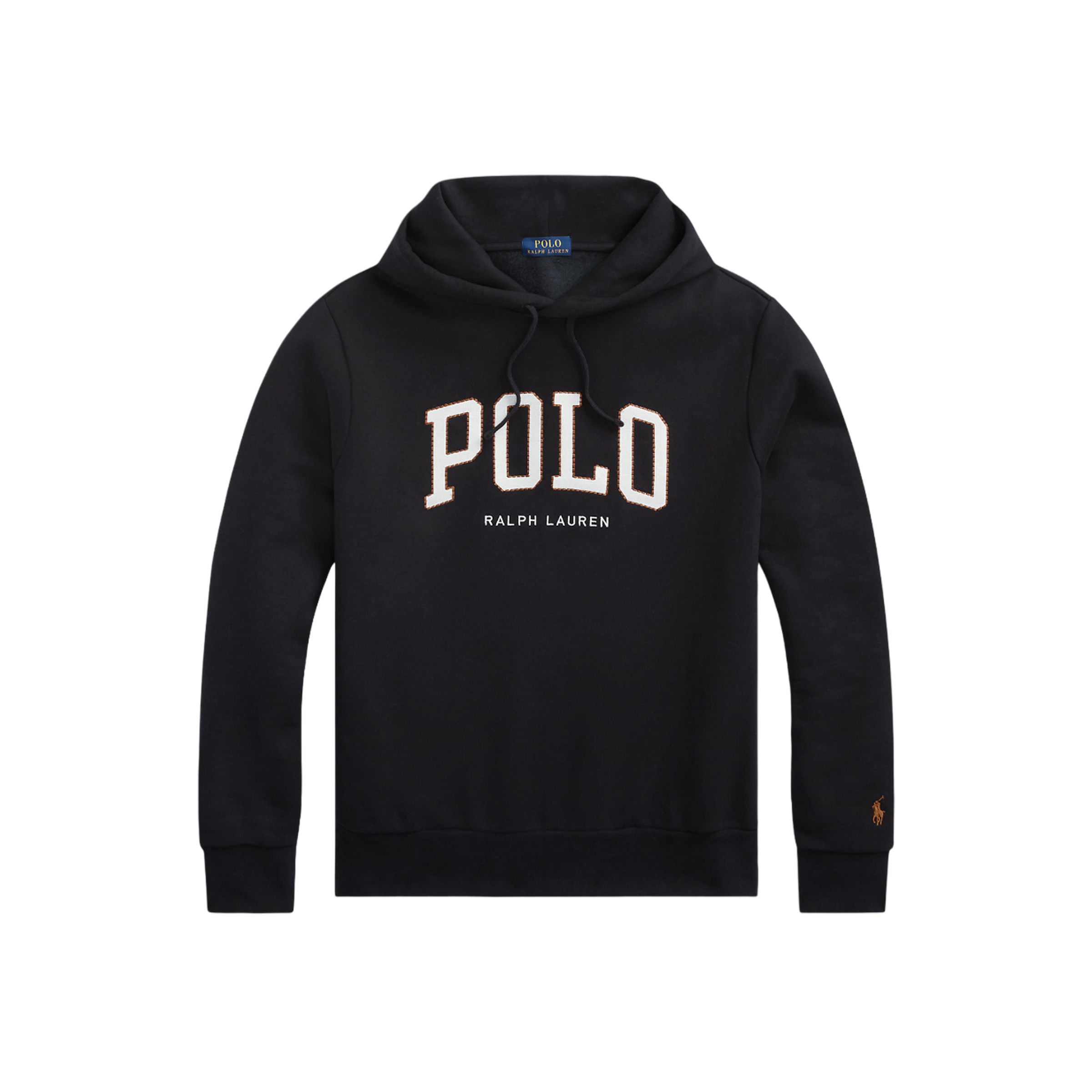 Long Sleeve Logo Hoodie - Black