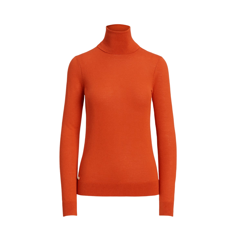 Zoe-Long Sleeve-Sweater - Orange