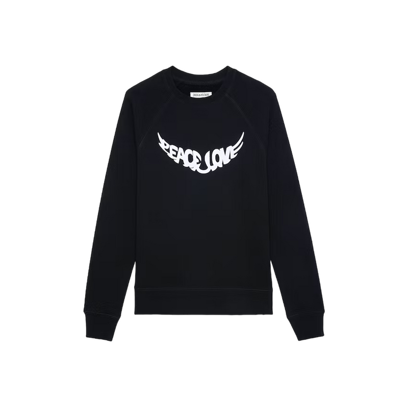 Upper Peace & Love Sweatshirt - Black