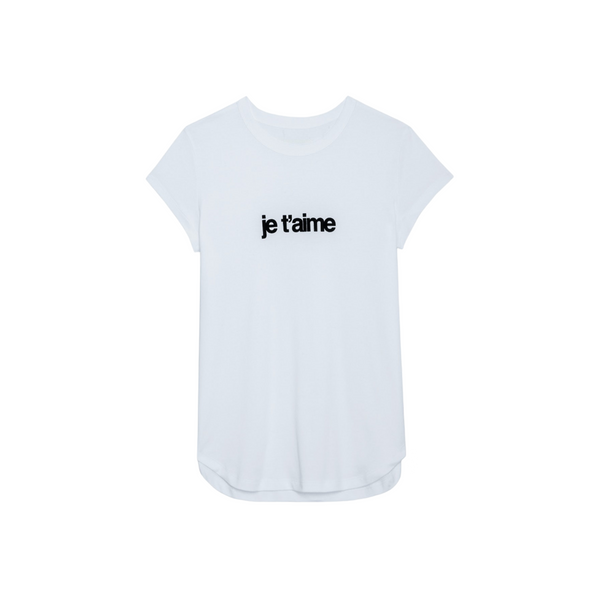 Iconic Je T'aime T-Shirt - WHITE