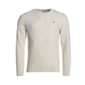 Micro Cotton Texture C-Neck - White