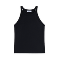 Oana Supple Tank Top - Black