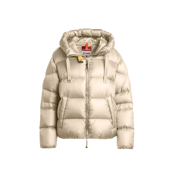 Tilly Hooded Down Jacket - Beige