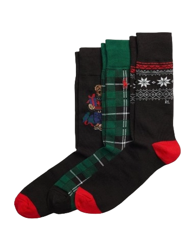 Holiday Giftbox 2 Crew Socks - Multi