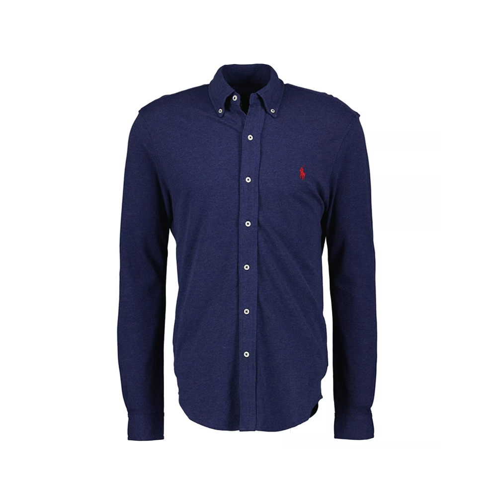 Featherweight Mesh Oxford Shirt - Navy