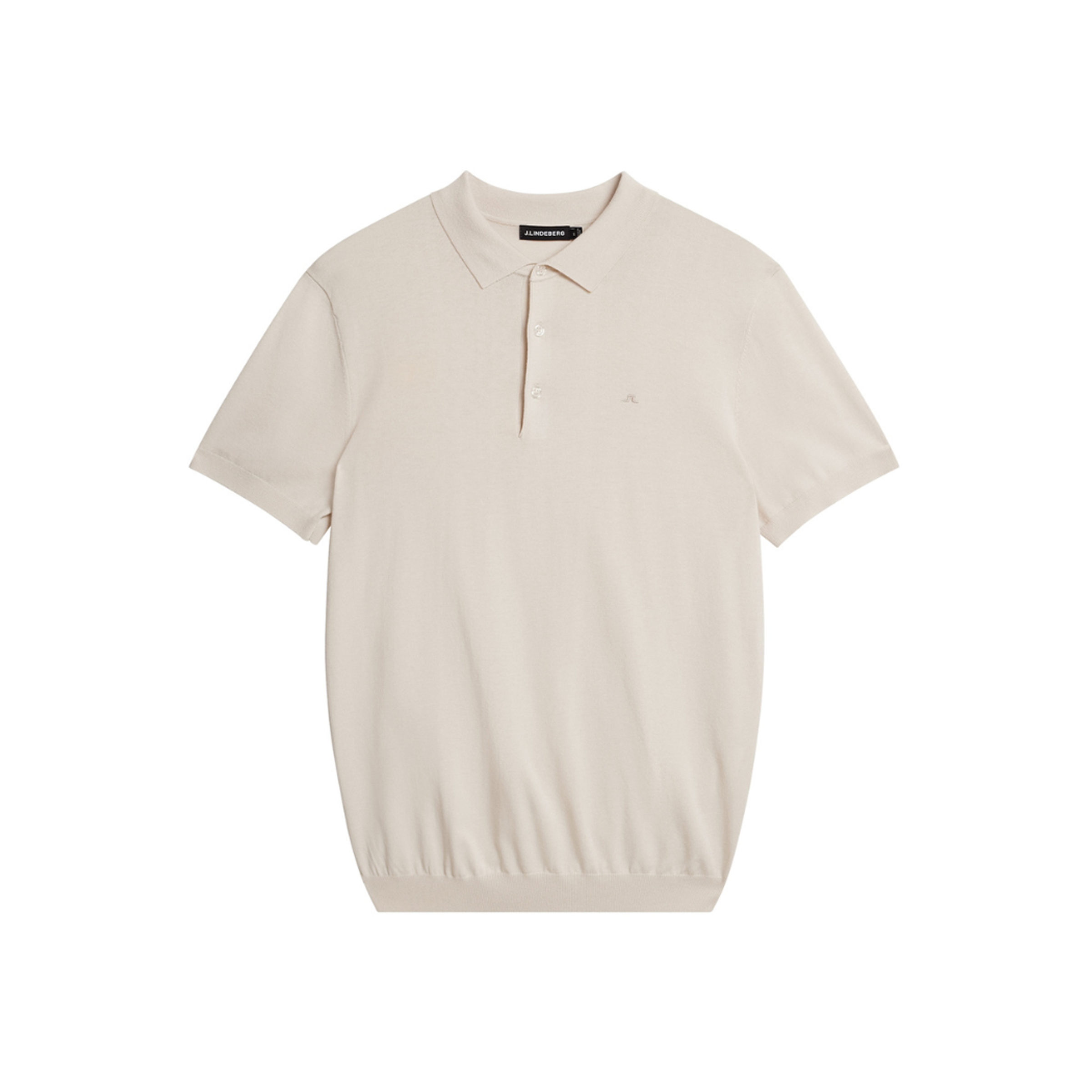 Ridge Rayon Silk Polo - Beige