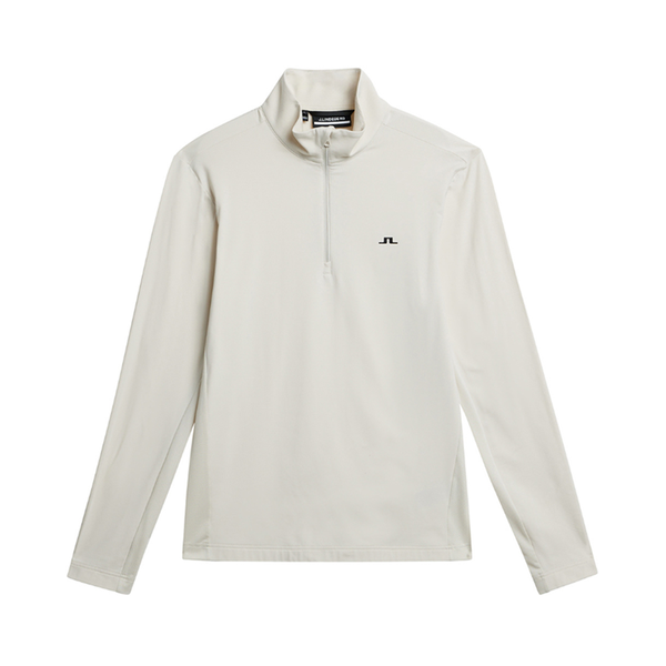 Luke Quarter Zip Mid Layer - White