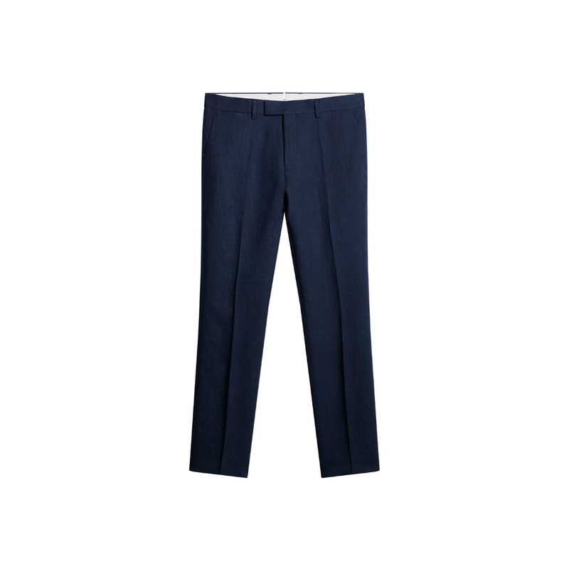 Grant Super Linen Pants - Navy