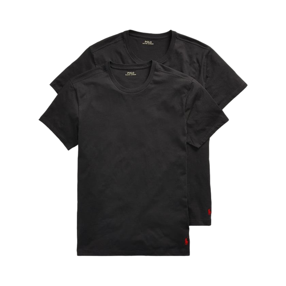 Classic Crewneck Undershirt 2-Pack - Black