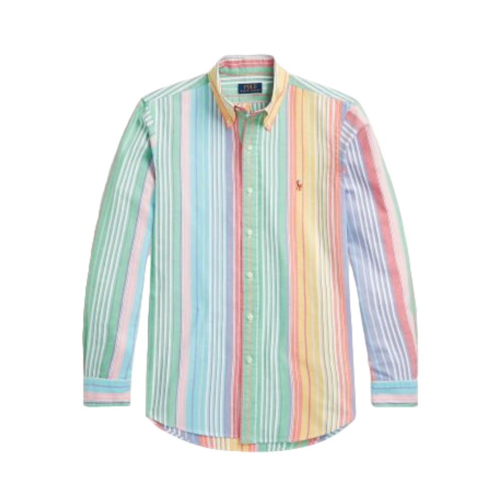 Oxford Striped Shirt - Green