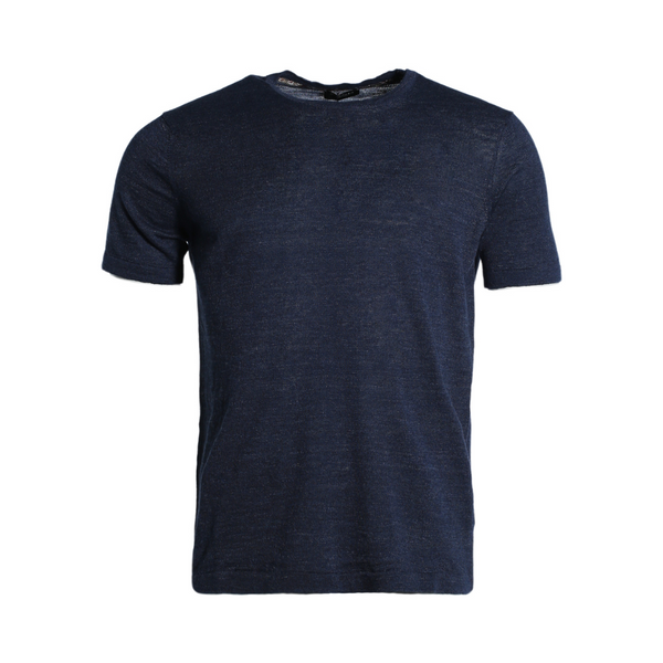 Linen - T-Shirt - Blue