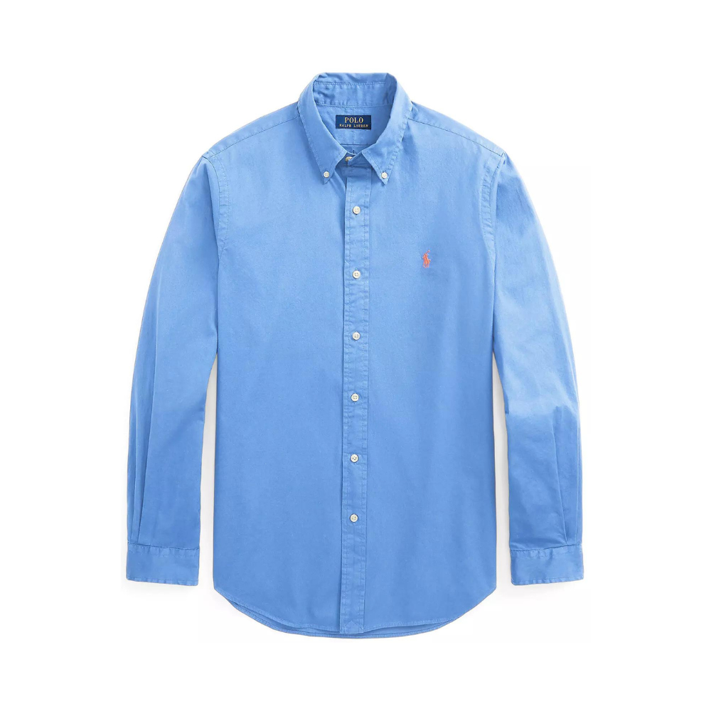 New Twill Shirt Slim - Blue