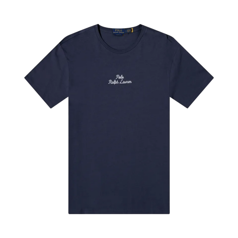 Classic Fit Logo Jersey T-Shirt - Navy