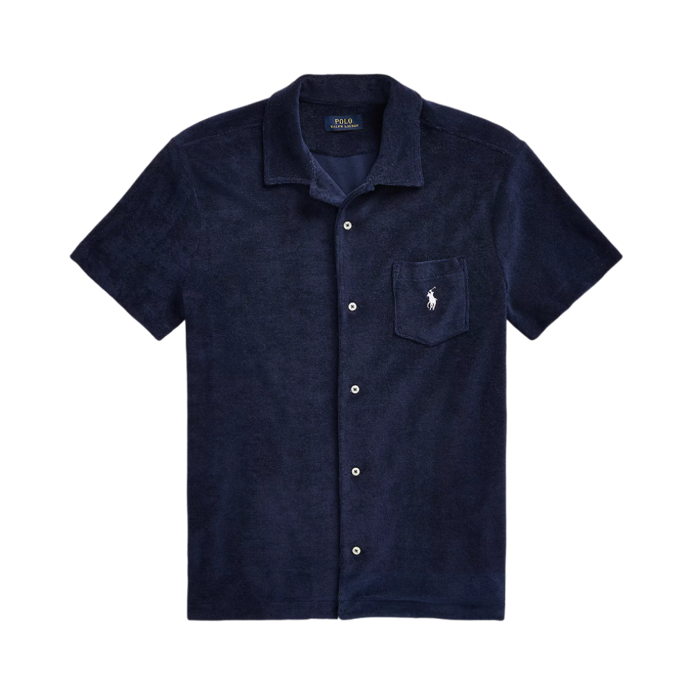 Terry Camp Shirt - Navy