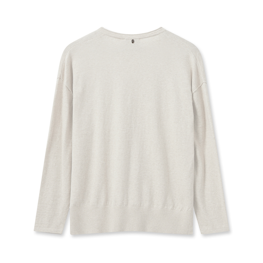 Tani V-neck Knit - Beige