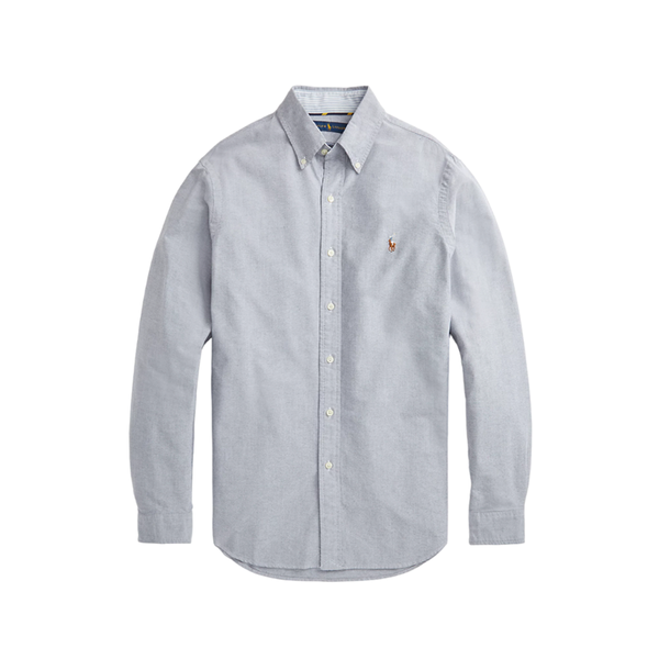 Custom Fit Oxford Shirt - Grey
