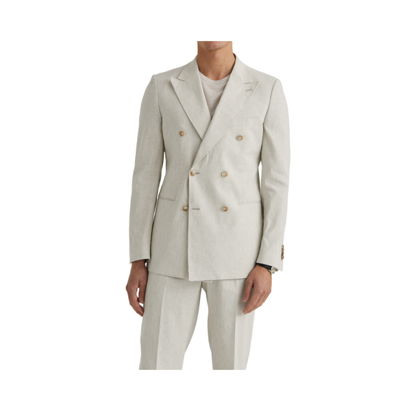 Summer Structure DB Suit Jacket - White