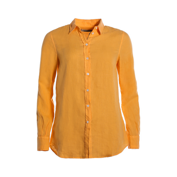 Karli Linen Shirt - Orange