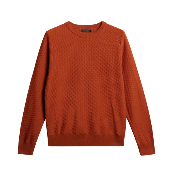 M Cotton Structure Sweater - Brown