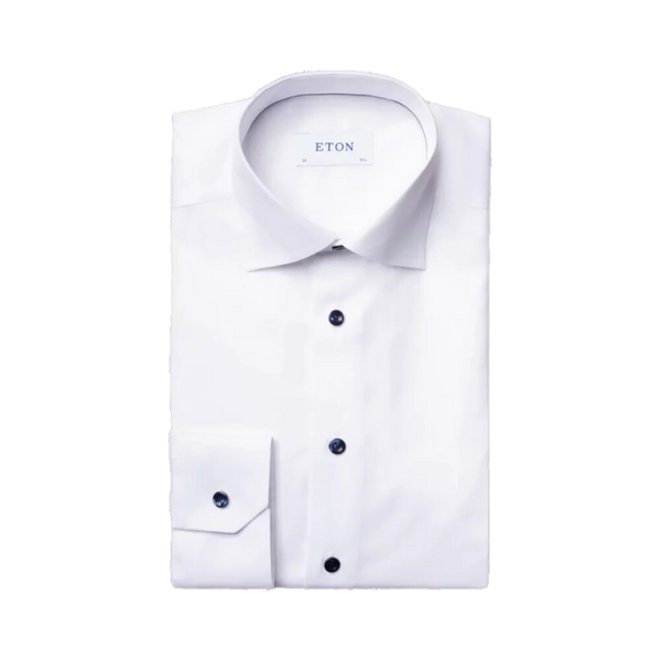 Signatur Twill Slim Shirt - White