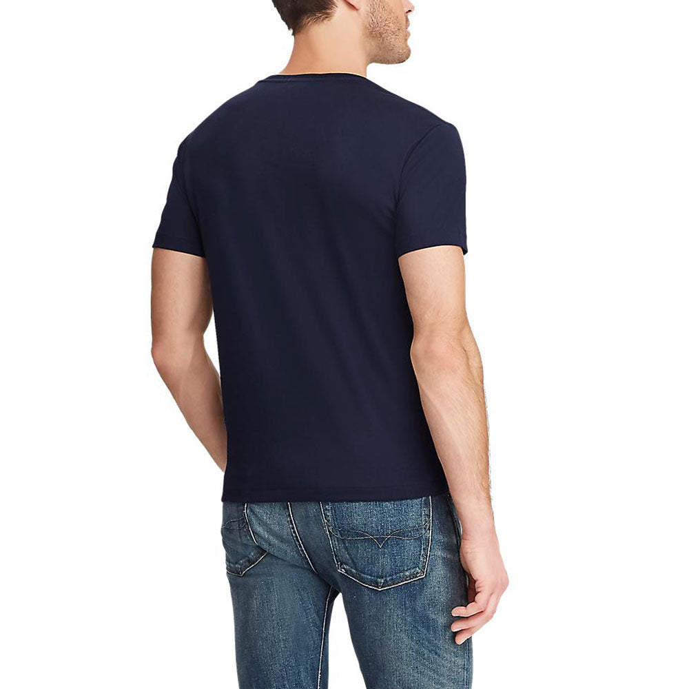 Custom Slim Fit Soft Cotton T-Shirt - Navy