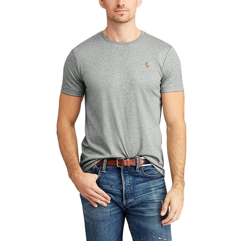 Custom Slim Fit Soft Cotton T-Shirt - Grey