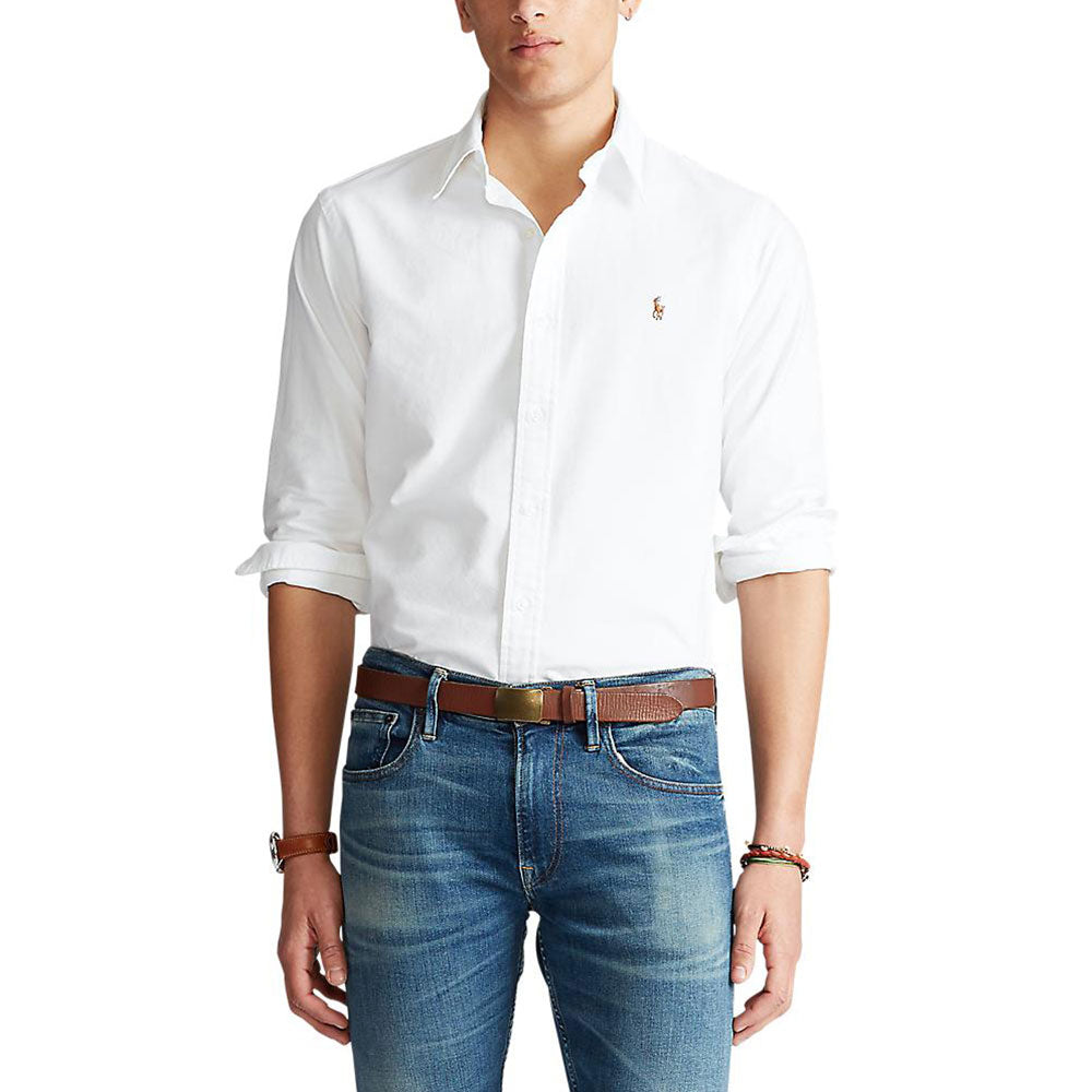 Custom Fit Oxford Shirt - White