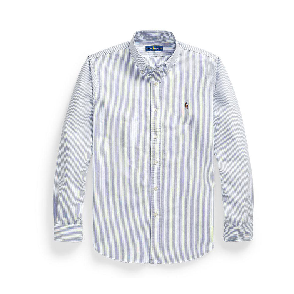 Custom Fit Oxford Shirt - Blue