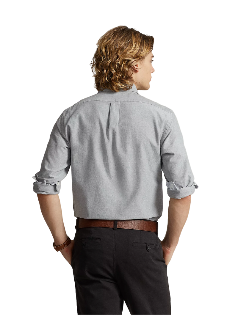 Custom Fit Oxford Shirt - Grey