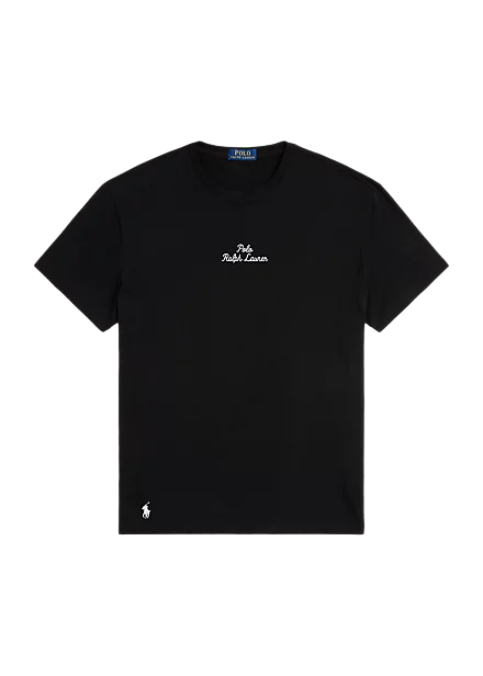 Classic Fit Logo Jersey T-Shirt - Black