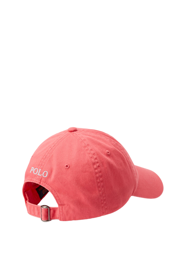 Cotton Chino Ball Cap - Red