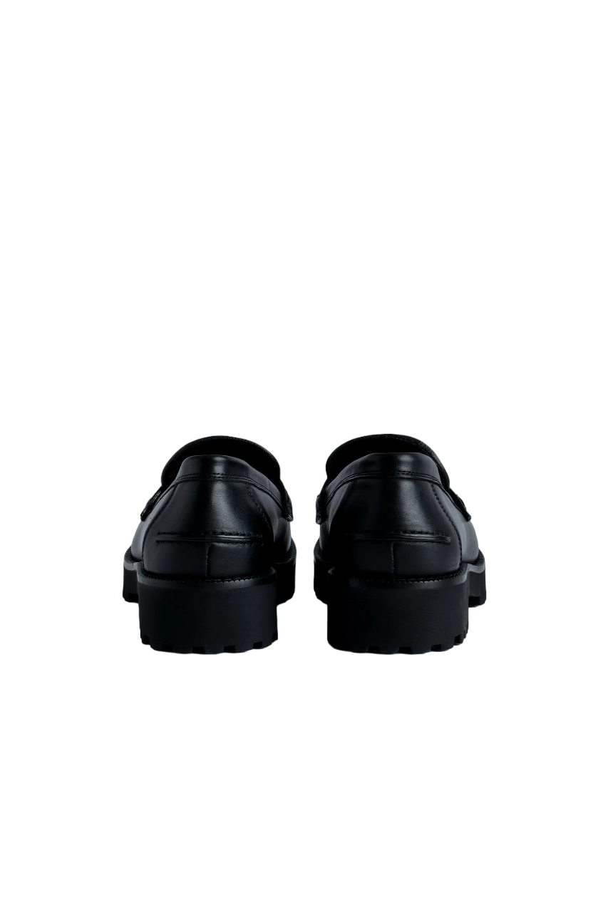 Joecassin Semy-Shiny Calfskin Loafers - Black