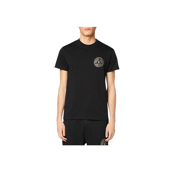 V Emblem Tick Foil T-Shirt - Black