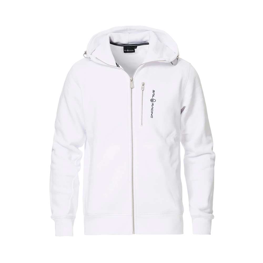 Bowman Zip Hood - White