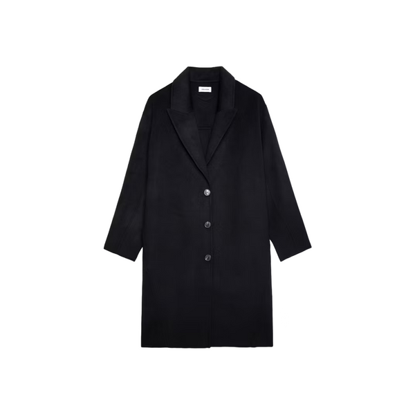 Mady Cashmere Coat - Black