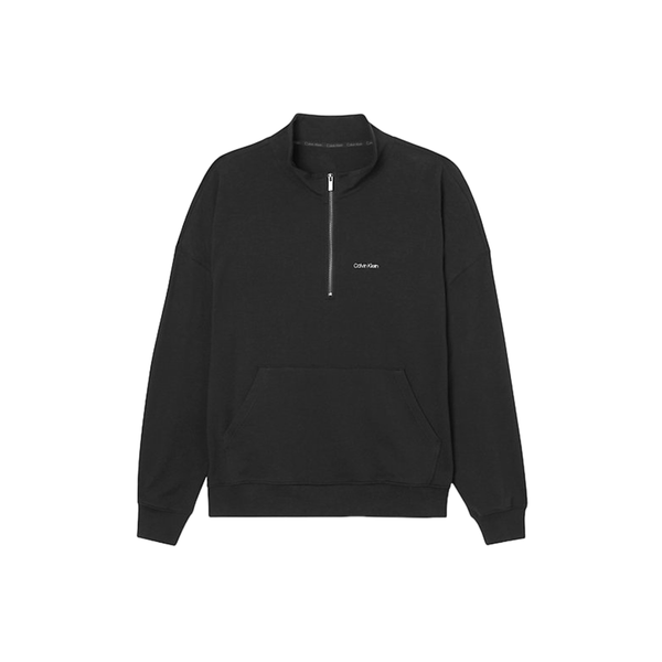 L/S QUARTER ZIP - Black