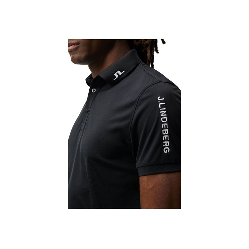 Tour Tech Reg Fit Golf Polo - Black