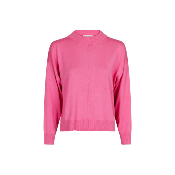 Binni Solid Knit Blouse - Pink