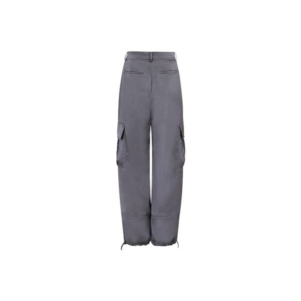 Romy Heavy Sateen Pants - Grey