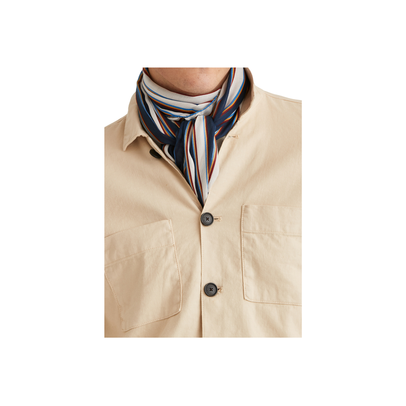 Fenix Linen Shirt Jacket - White