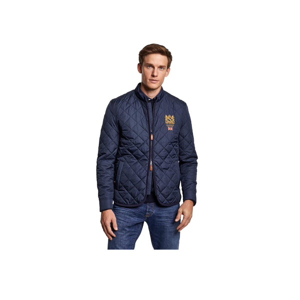 Trenton Quilted Jacket - Blue