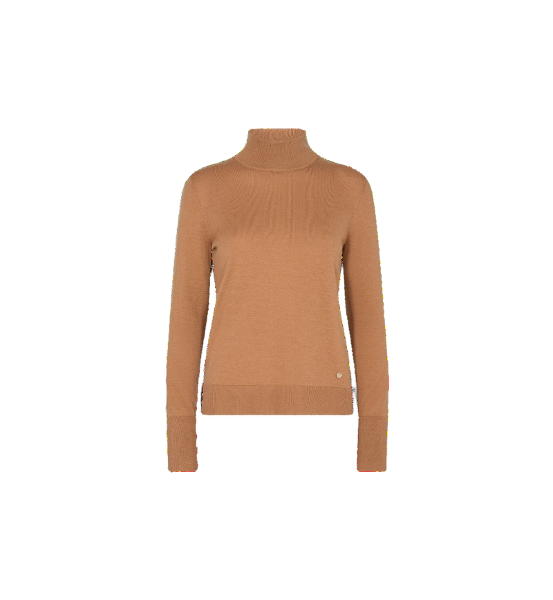 Relena Highneck Knit - Beige