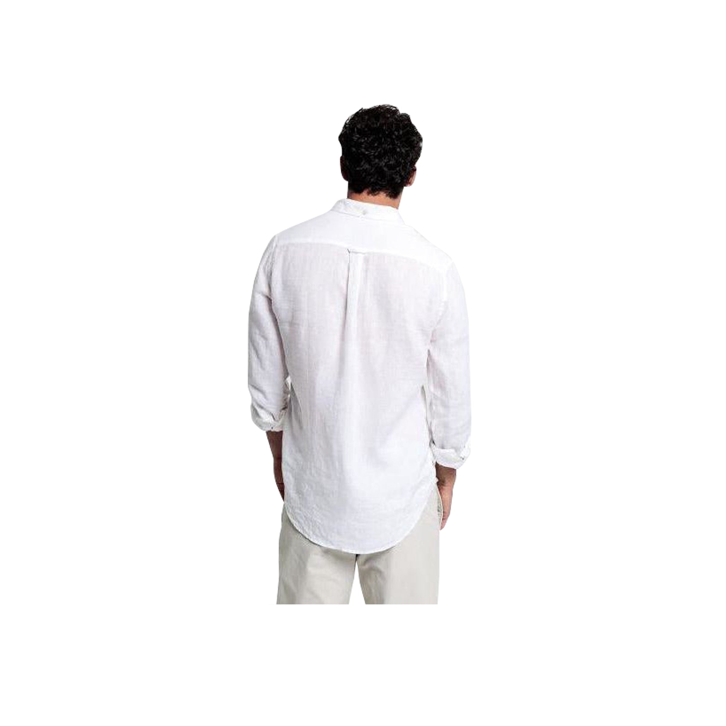 The Linen Shirt Reg Bd - White