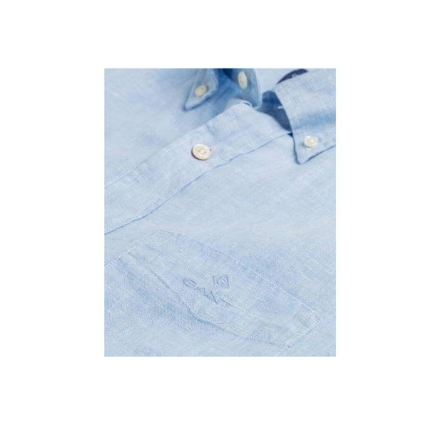 The Linen Shirt Reg Bd - Blue