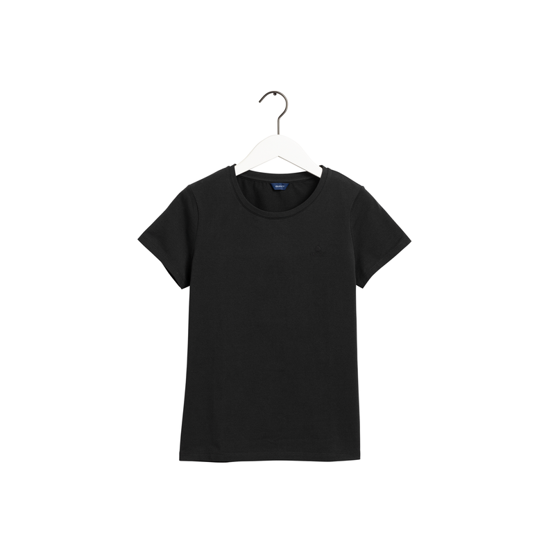 Cotton Gant T-Shirt - Black