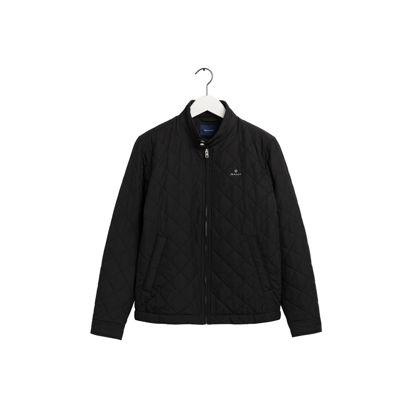 Quilted Windcheater - Black