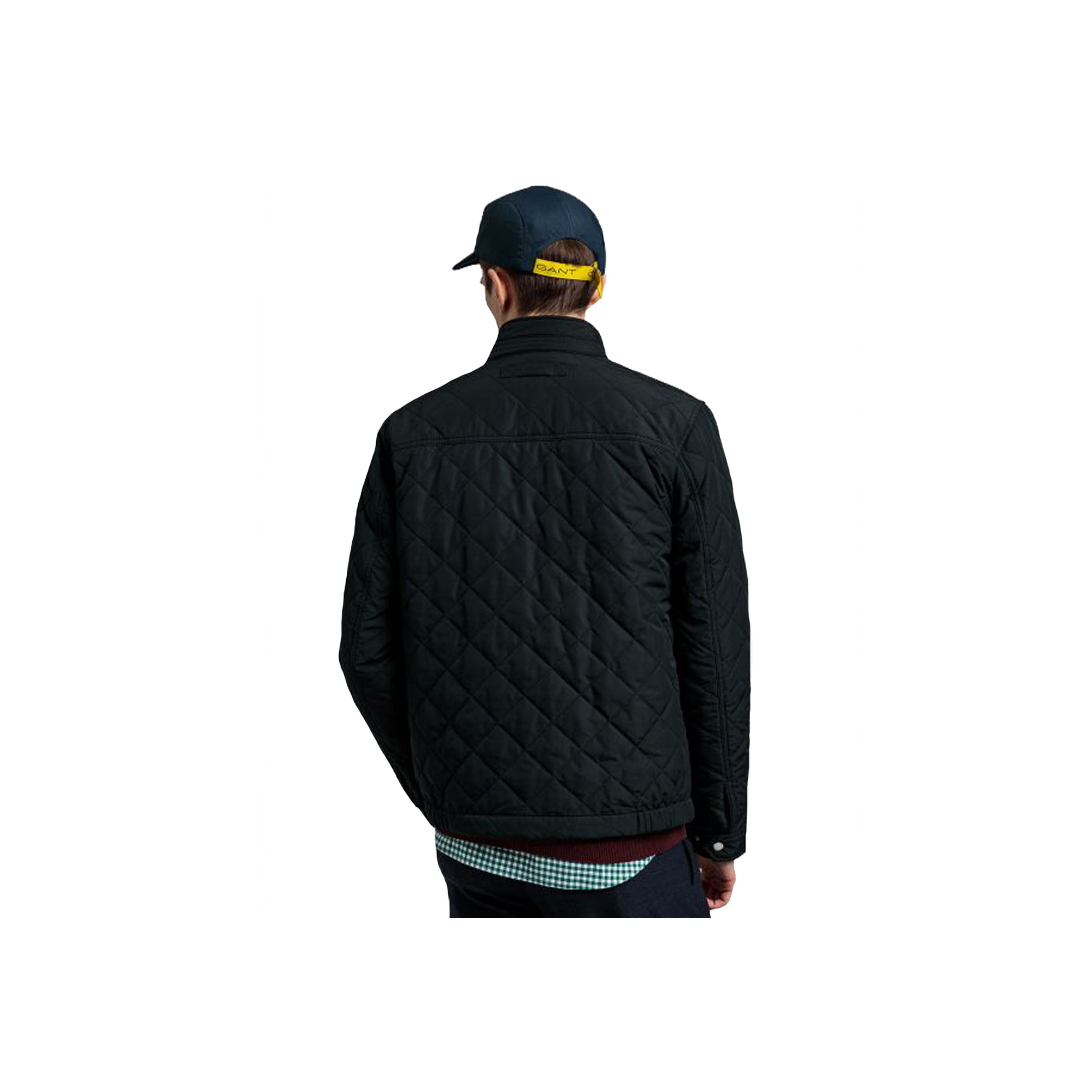 Quilted Windcheater - Black